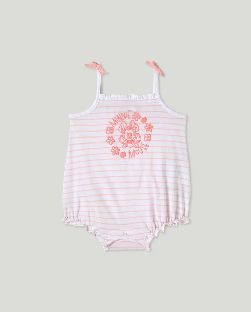 

Детский комбинезон Минни Маус для девочки Cotton Juice, розовый