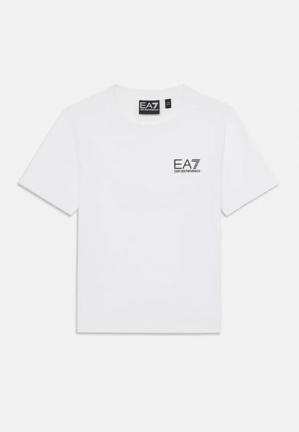 Футболка унисекс с принтом Ea7 Emporio Armani, White