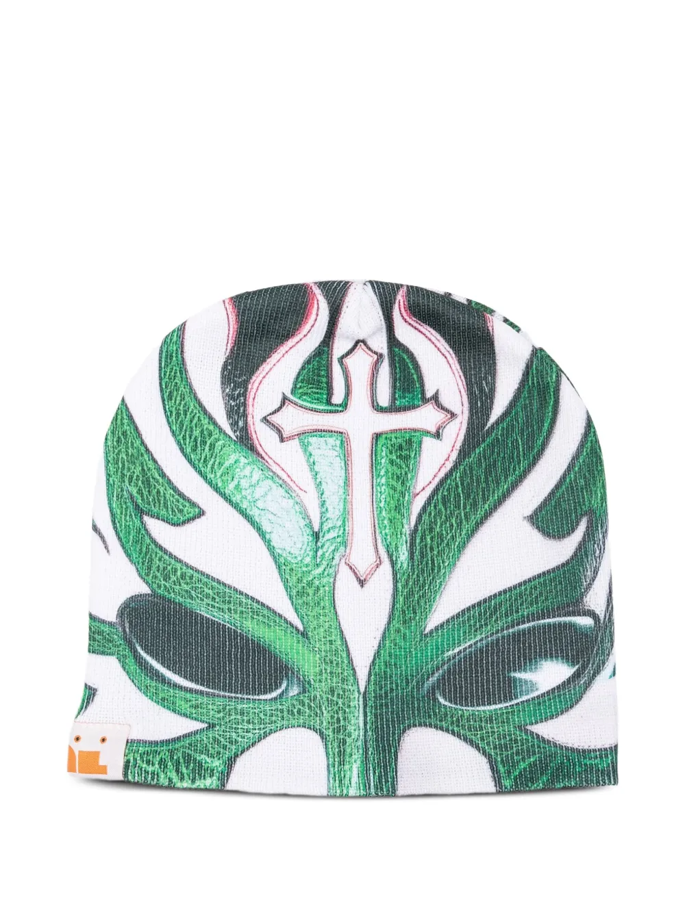 

Шапка бини с принтом Pdf, зеленый