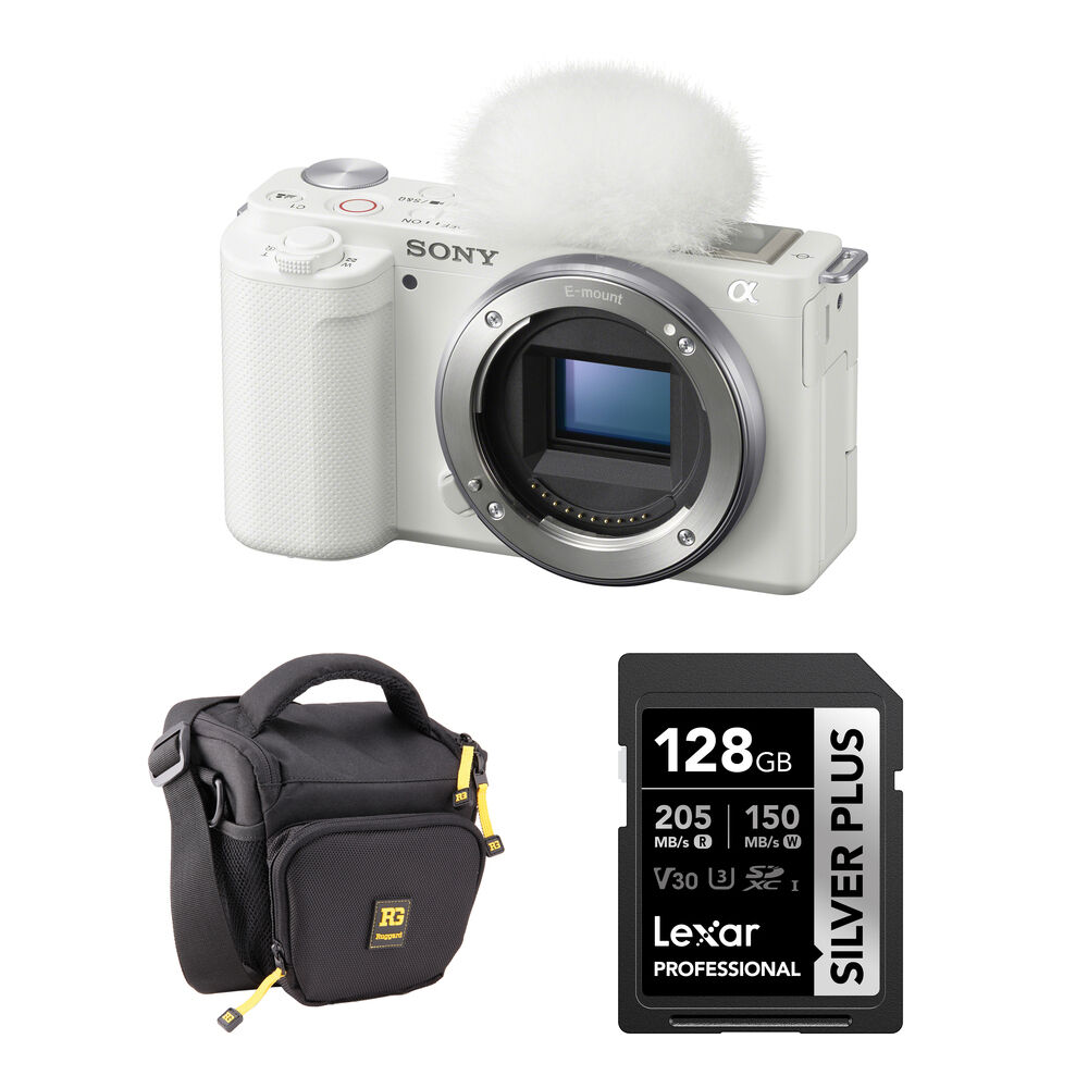 

Беззеркальная камера Sony ZV-E10 Mirrorless Camera with Basic Bundle (White)