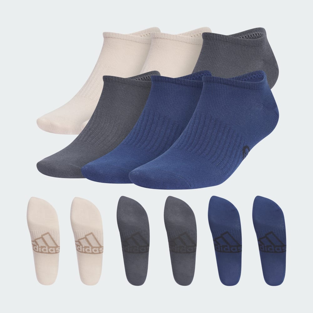 

Носки Adidas Superlite Classic 6-Pack No-Show Socks, цвет Beige/Onix/Tech Indigo
