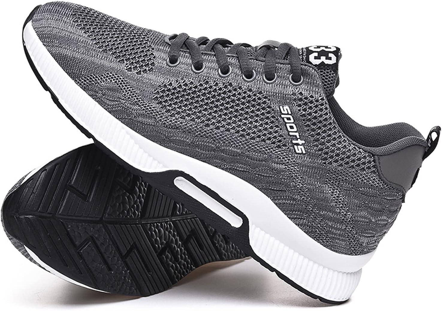 

Кроссовки CERYTHRINA Men Elevator с невидимой прибавкой в росте, спортивные туфли с увеличением роста на 6 см, дышащие, на шнуровке, серый