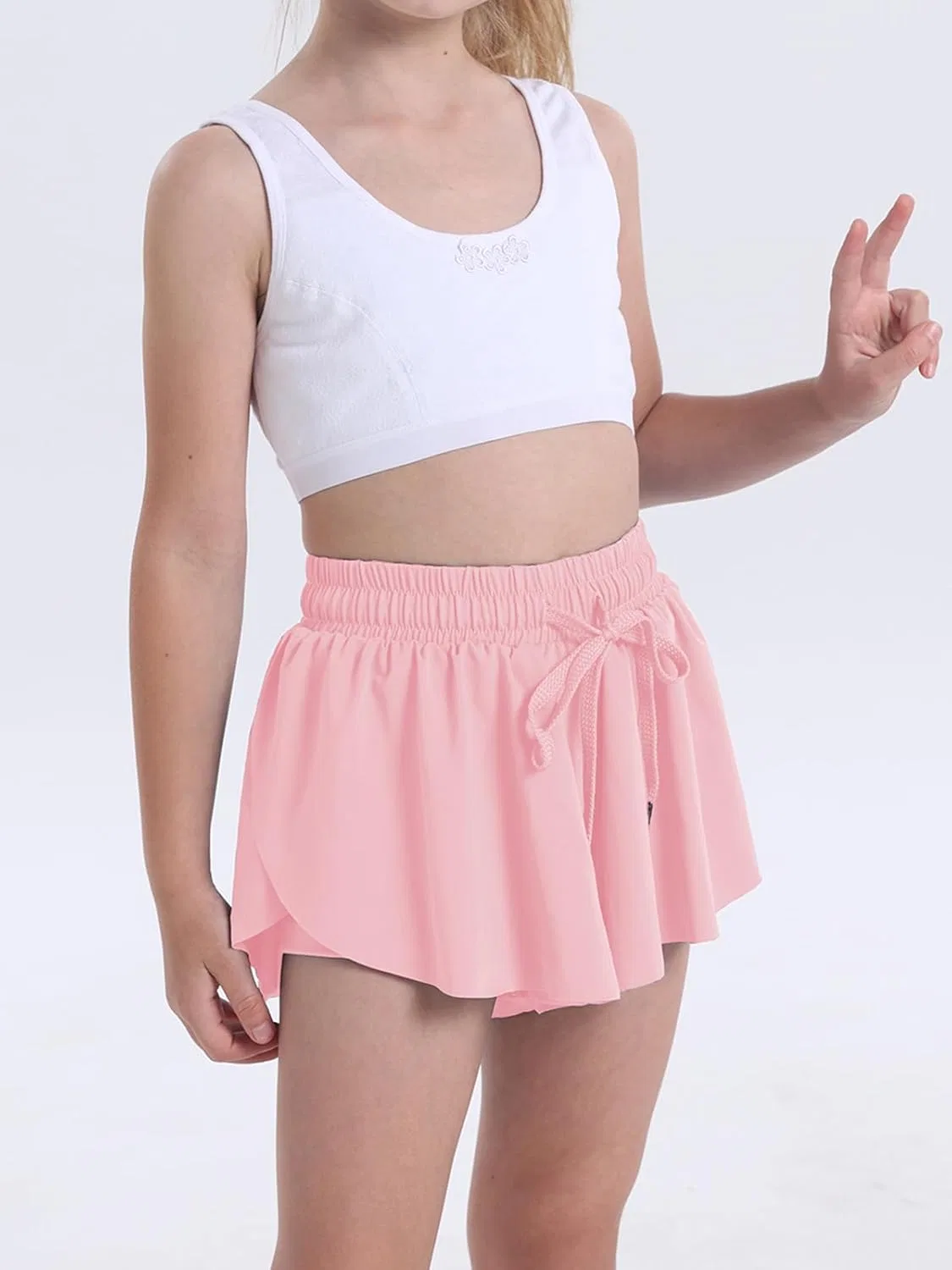 Шорты для девочек Heyielda, Butterfly Shorts, Pink — фото 3