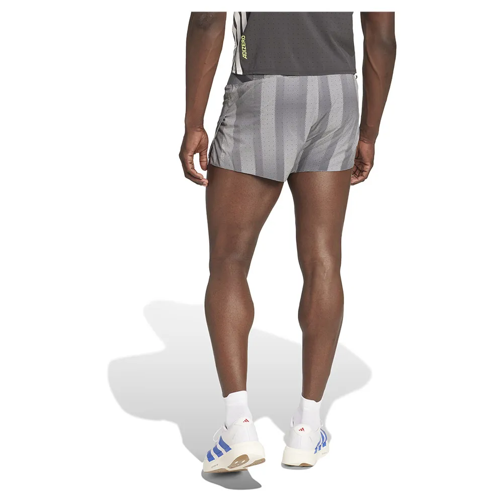 Шорты adidas Adizero BTN Running Gel 3´´, серый — фото 2