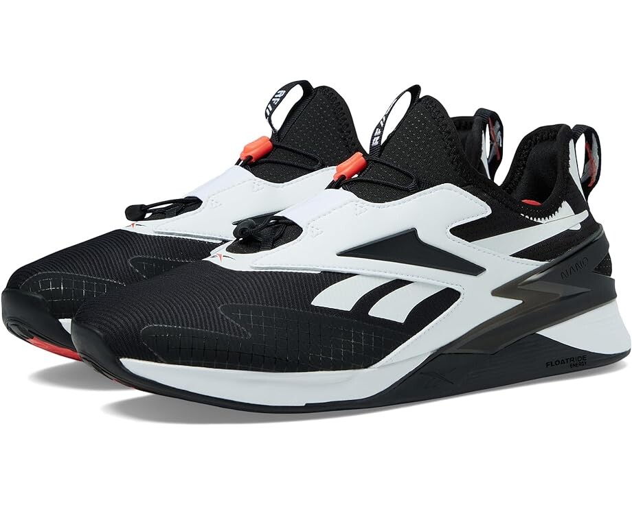 

Кроссовки Reebok Nano X3 Froning, цвет Core Black/White/Neon Cherry