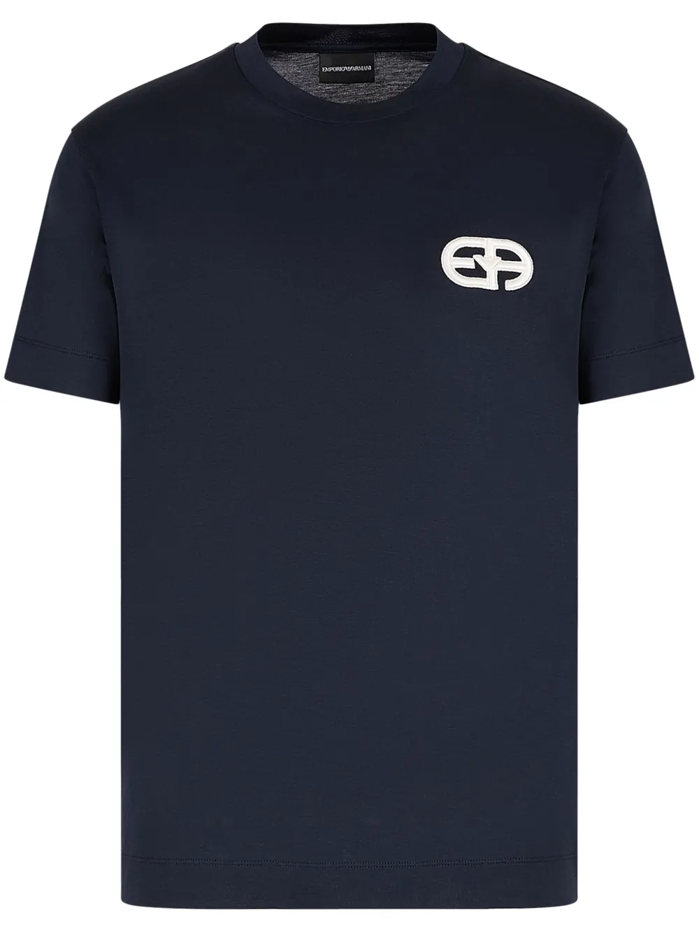 

Футболка из джерси с нашивкой-логотипом EMPORIO ARMANI, синий