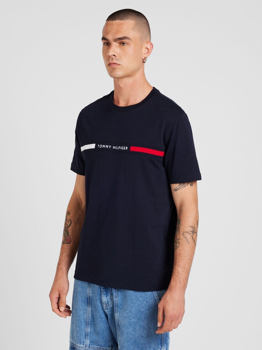 Классическая футболка TOMMY HILFIGER Shirt, темно-синий — фото 2