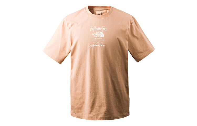 

Футболка Summer Outdoor Exploration унисекс розового цвета The North Face, розовый