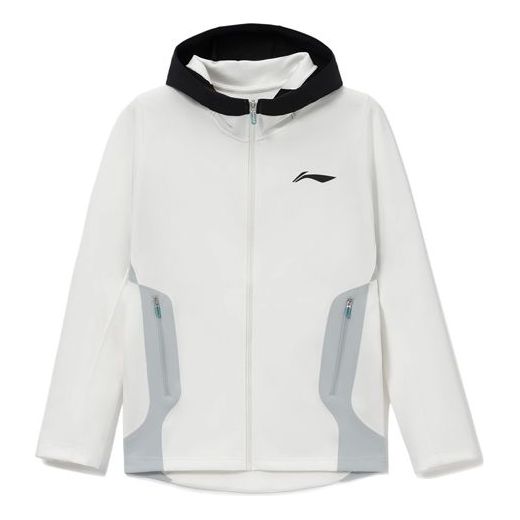 

Куртка Li-Ning Professional Basketball Series Hooded Track Jacket 'Autumn White', белый