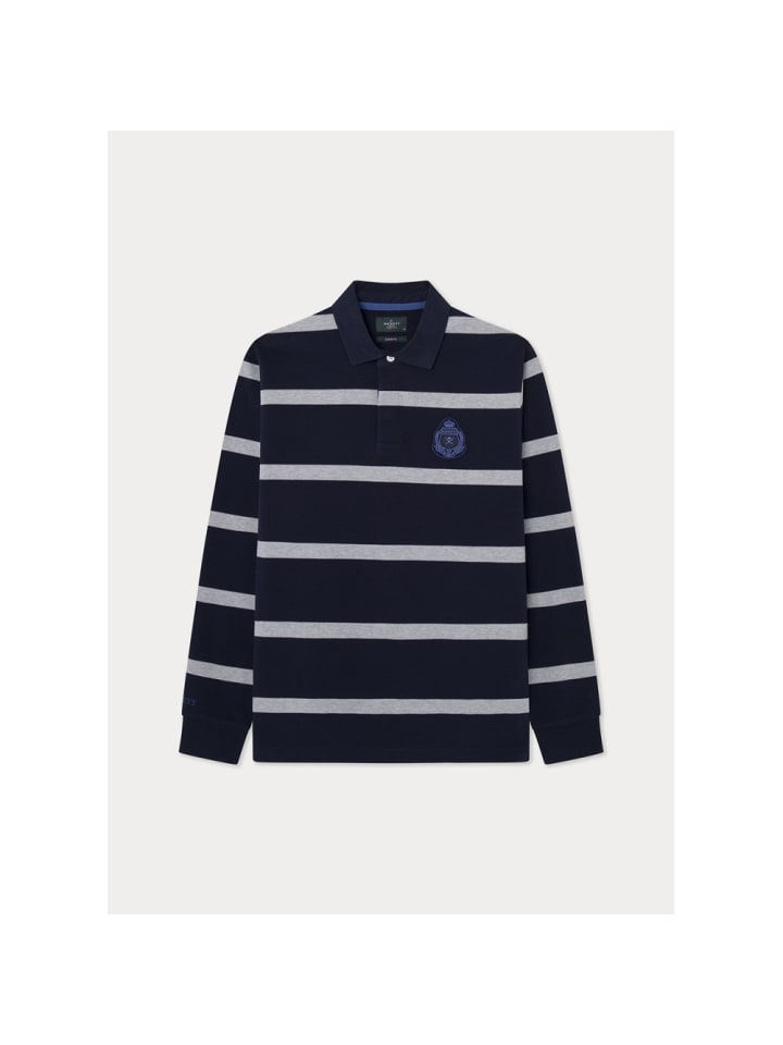 

Рубашка Hackett London, цвет marineblau/grau-5cy