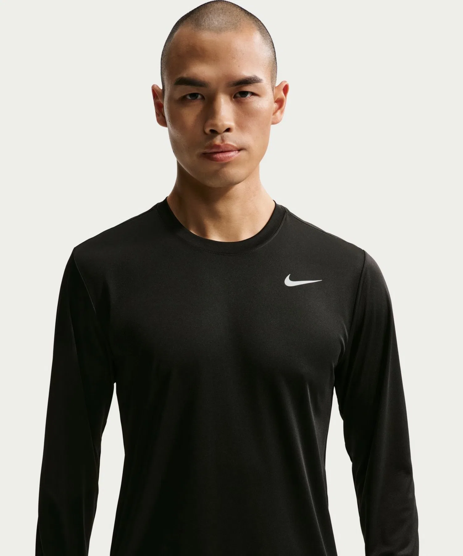 Мужская футболка NIKE DF STD L/S FLEX чёрная
