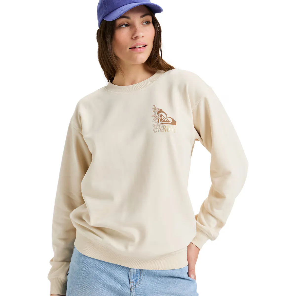 

Женская толстовка Roxy Surf Stoked, натуральный