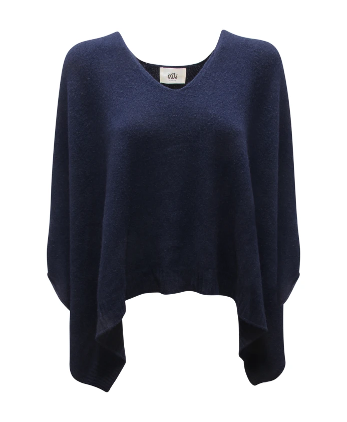 

Свободный свитер без рукавов, изготовлен в Италии. Ixos, синий