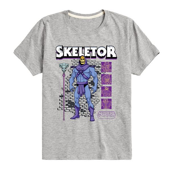 

Футболка с принтом Skeletor для мальчиков 8-20 Licensed Character, Athletic Heather