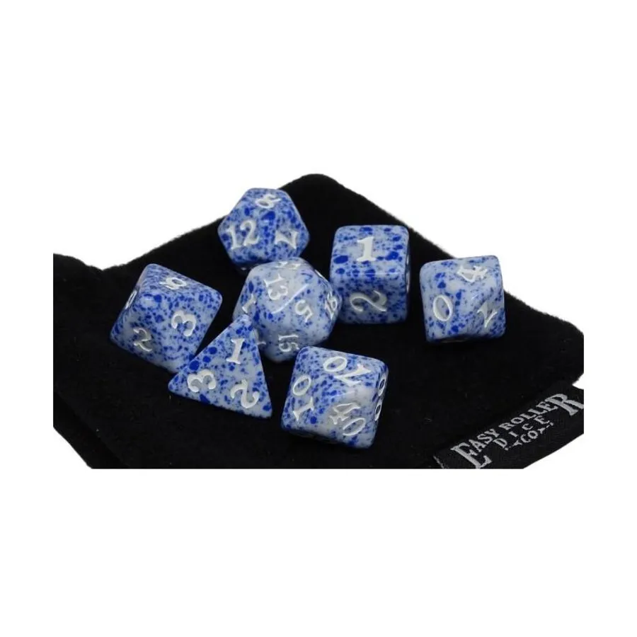 

Спрей синего цвета с белым (7), Dice - 7 and 11 Piece Poly Sets - Color Spray