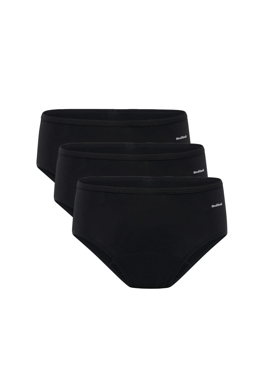 

Трусы 3 PACK ABSORBENCY MODERATE HEAVY Modibodi, черный