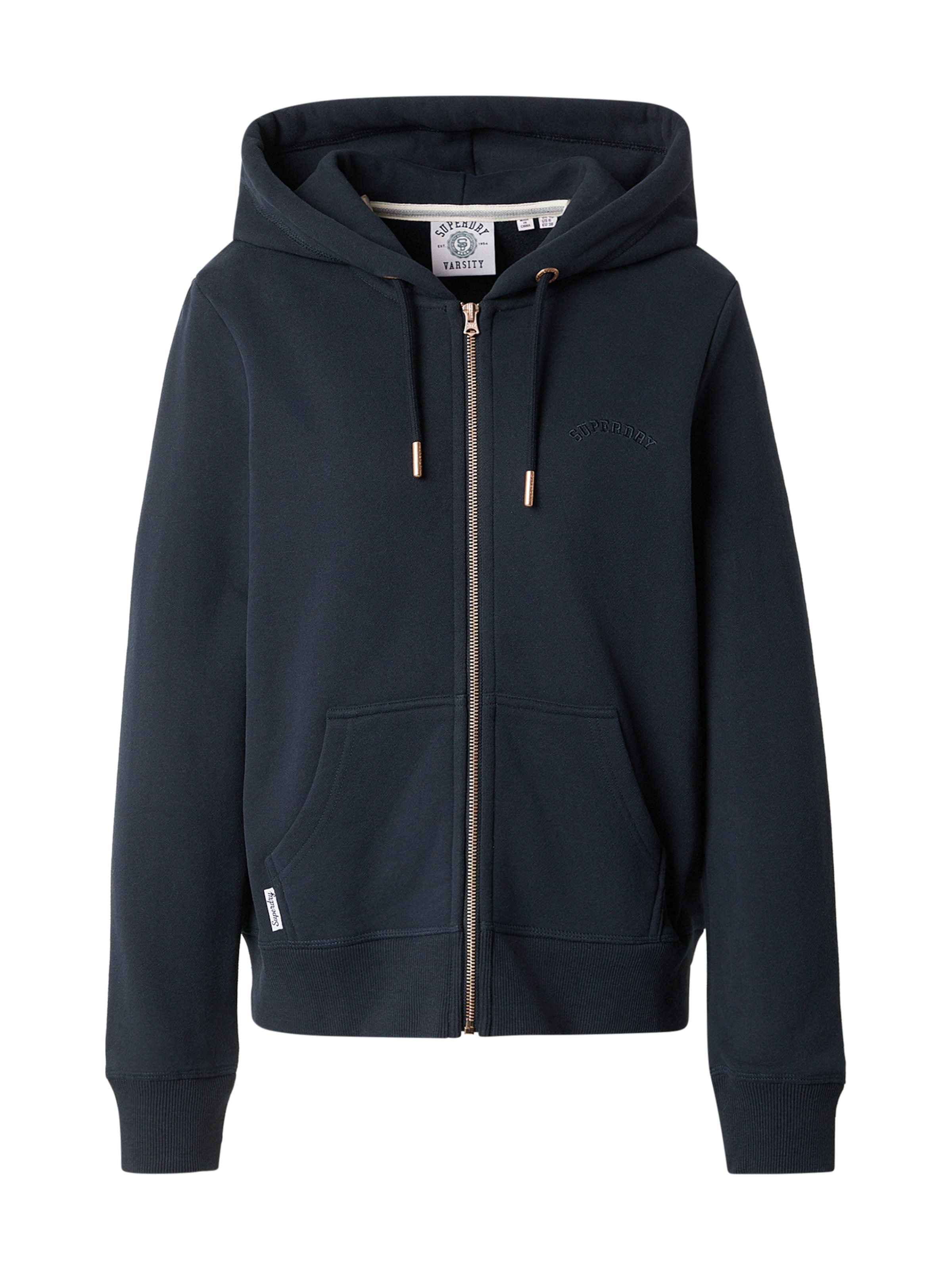 

Superdry & Co Толстовка с молнией 'ESSENTIAL' в цвете Navy