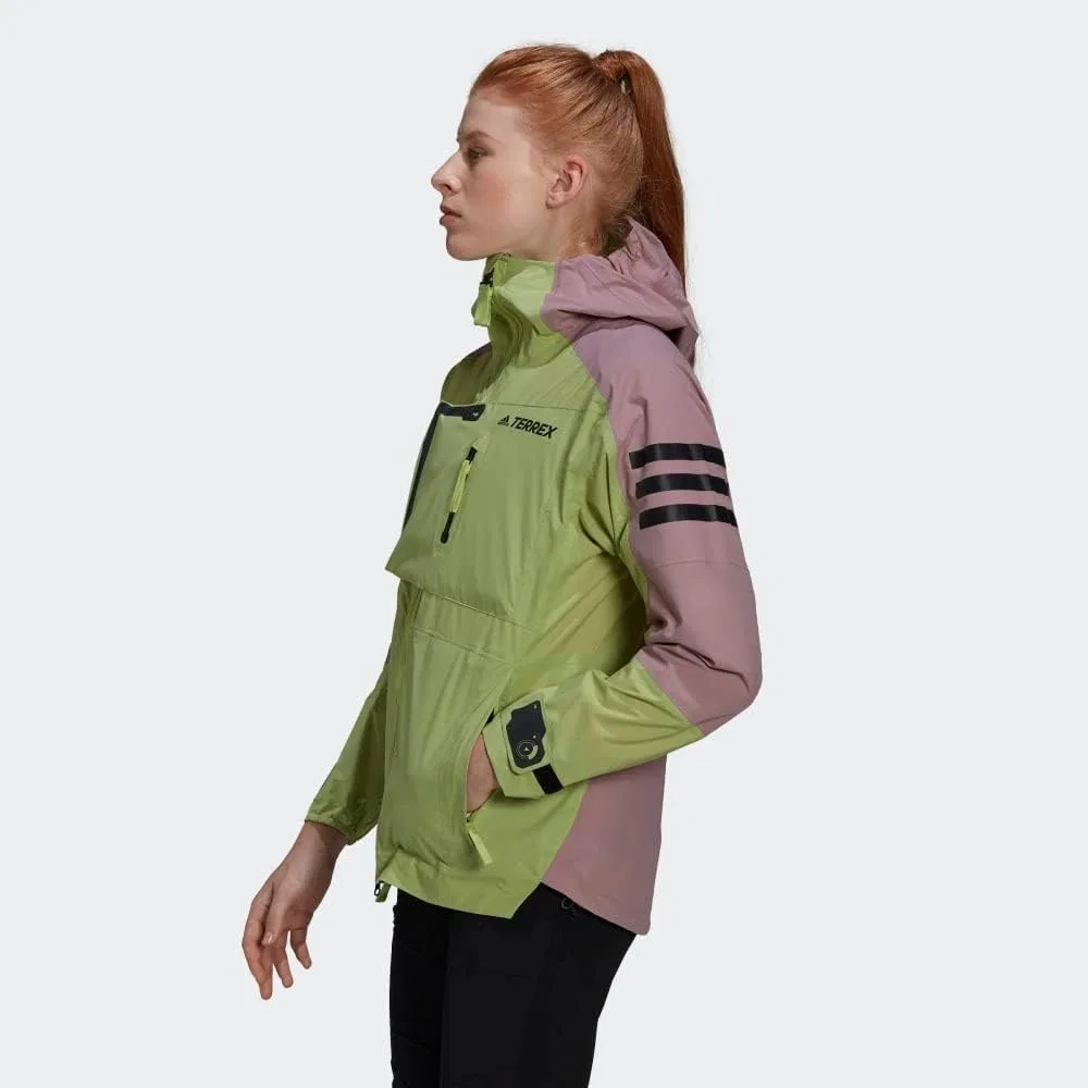 Женская куртка adidas Pulse Lime/Magic Mauve — фото 3