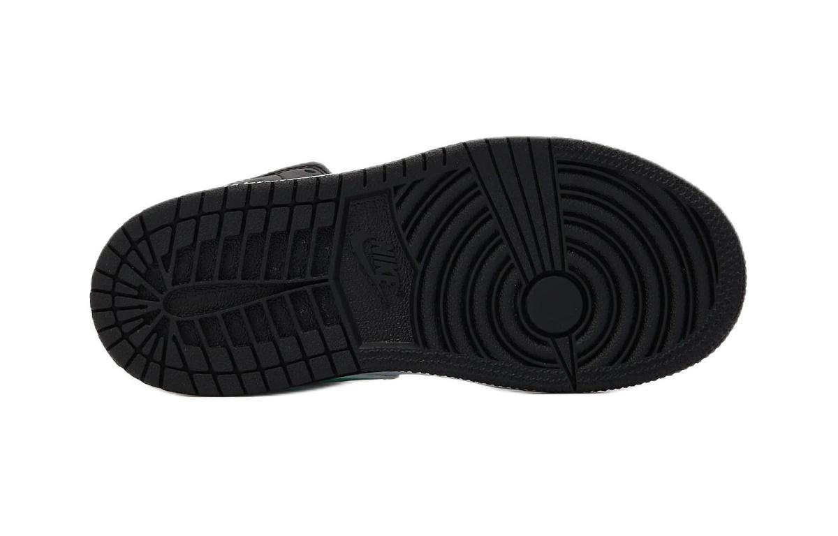 Jordan Air Jordan 1 Детские кроссовки для скейтбординга PS, White/Green — фото 4