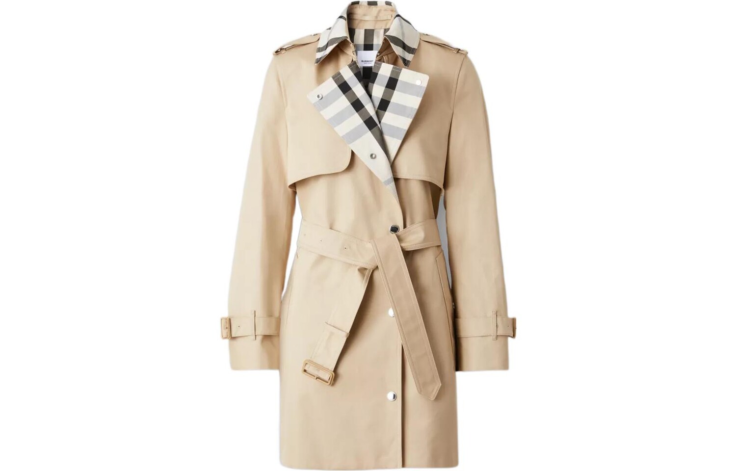 

Пальто женское Burberry, бежевый / серый