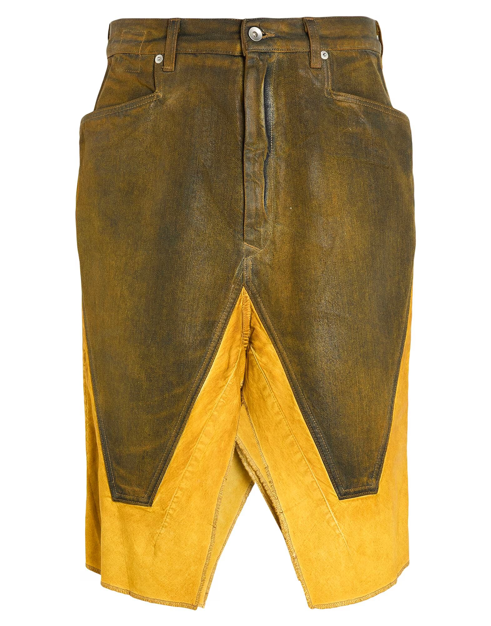 

Джинсовая юбка Rick Owens, зеленый