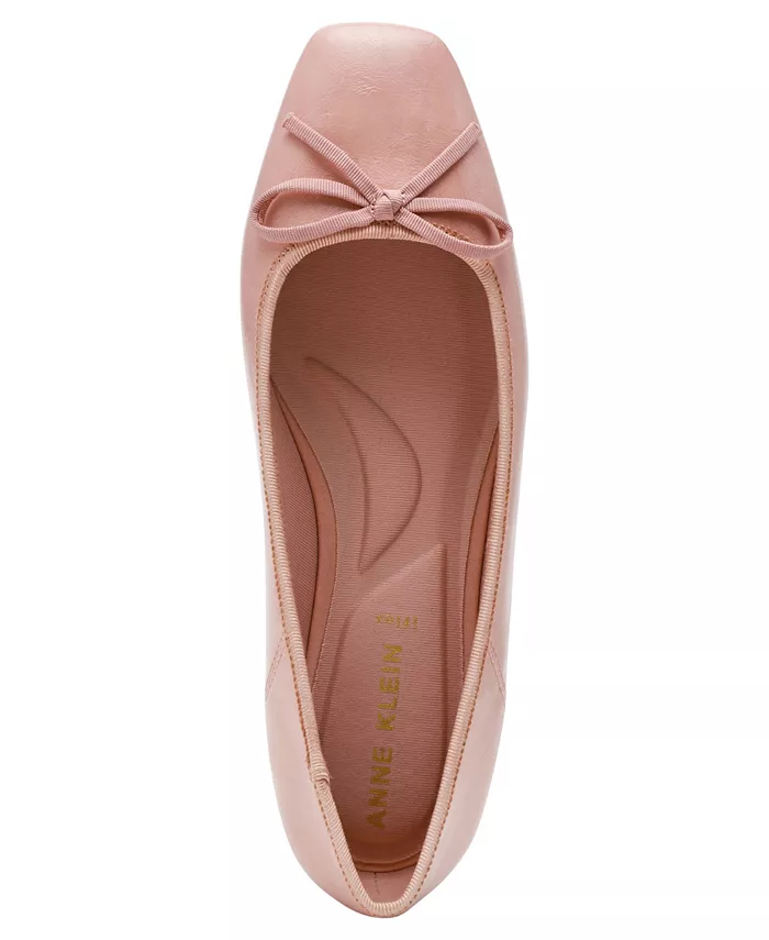 Женские балетки Aspen с мыском-ножницами Anne Klein, розовый — фото 4