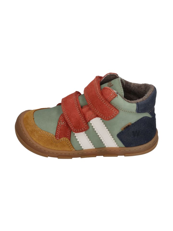 Высокие замшевые кеды Kali, очень широкие, с ярким дизайном KOEL — фото 2