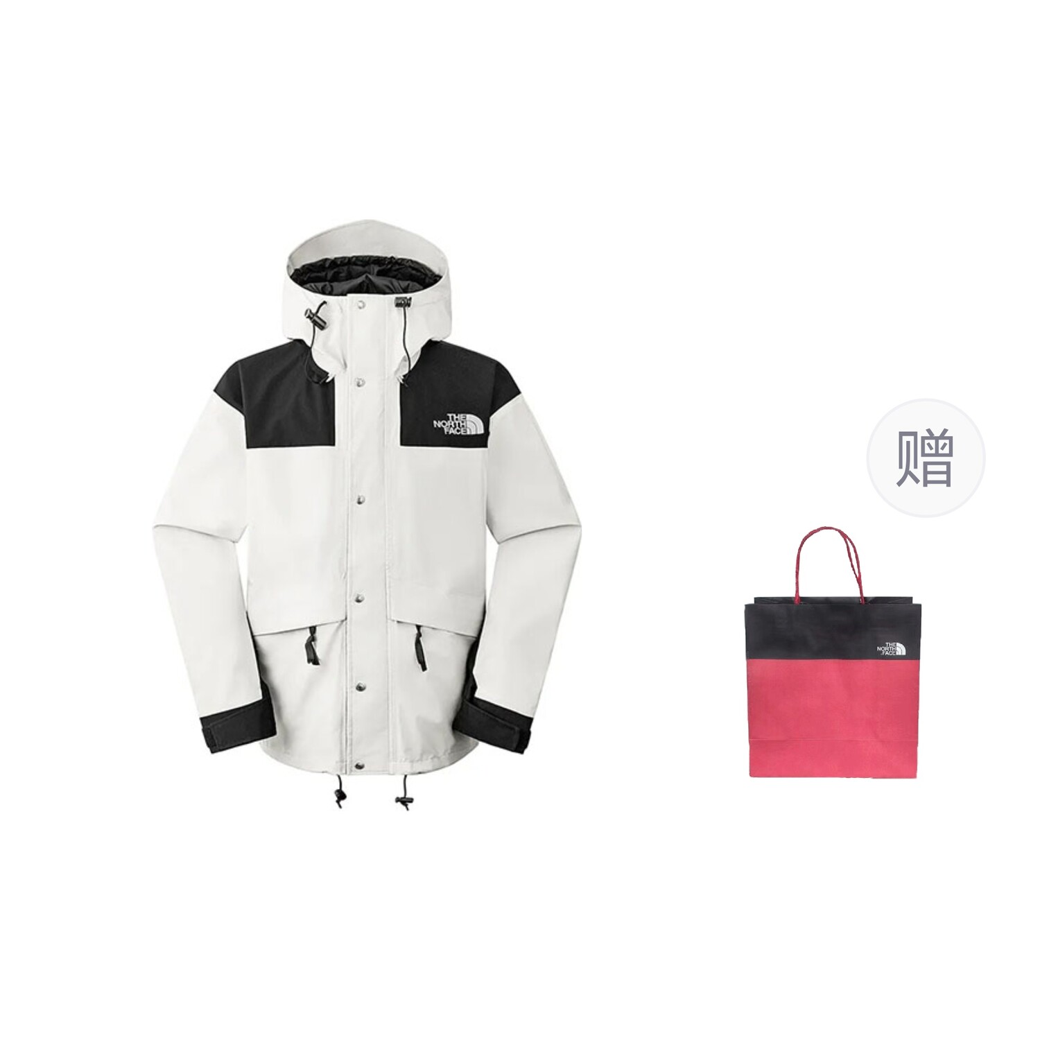 

Ветровка серии 1986 года унисекс Dune White + подарочный пакет The North Face