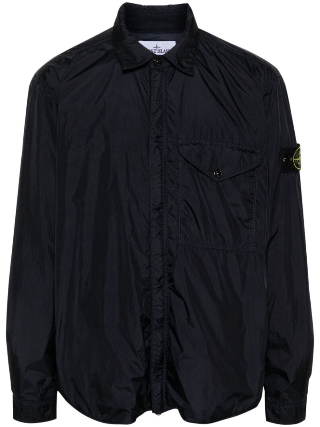 

Stone Island ветровка на молнии, синий