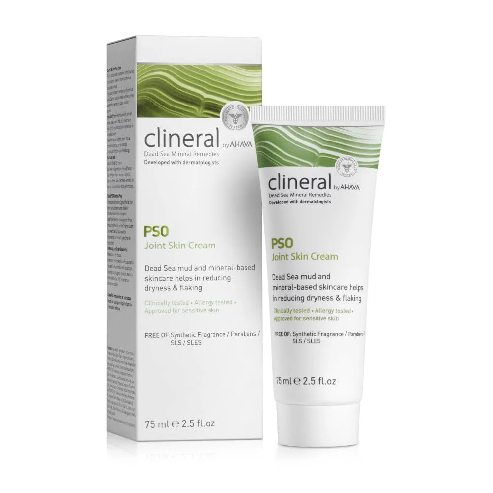 AHAVA Clineral Pso Joint Skin Cream - уменьшает раздражение кожи на суставах, увлажняет, с осмотером, грязью Мертвого моря, алоэ вера и маслом ши, 74 мл — фото 4