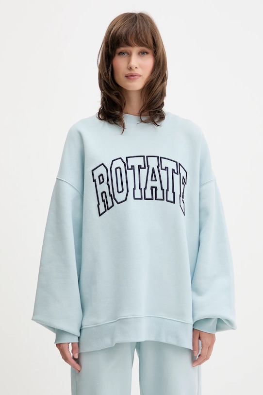 

Хлопковая толстовка Rotate, синий