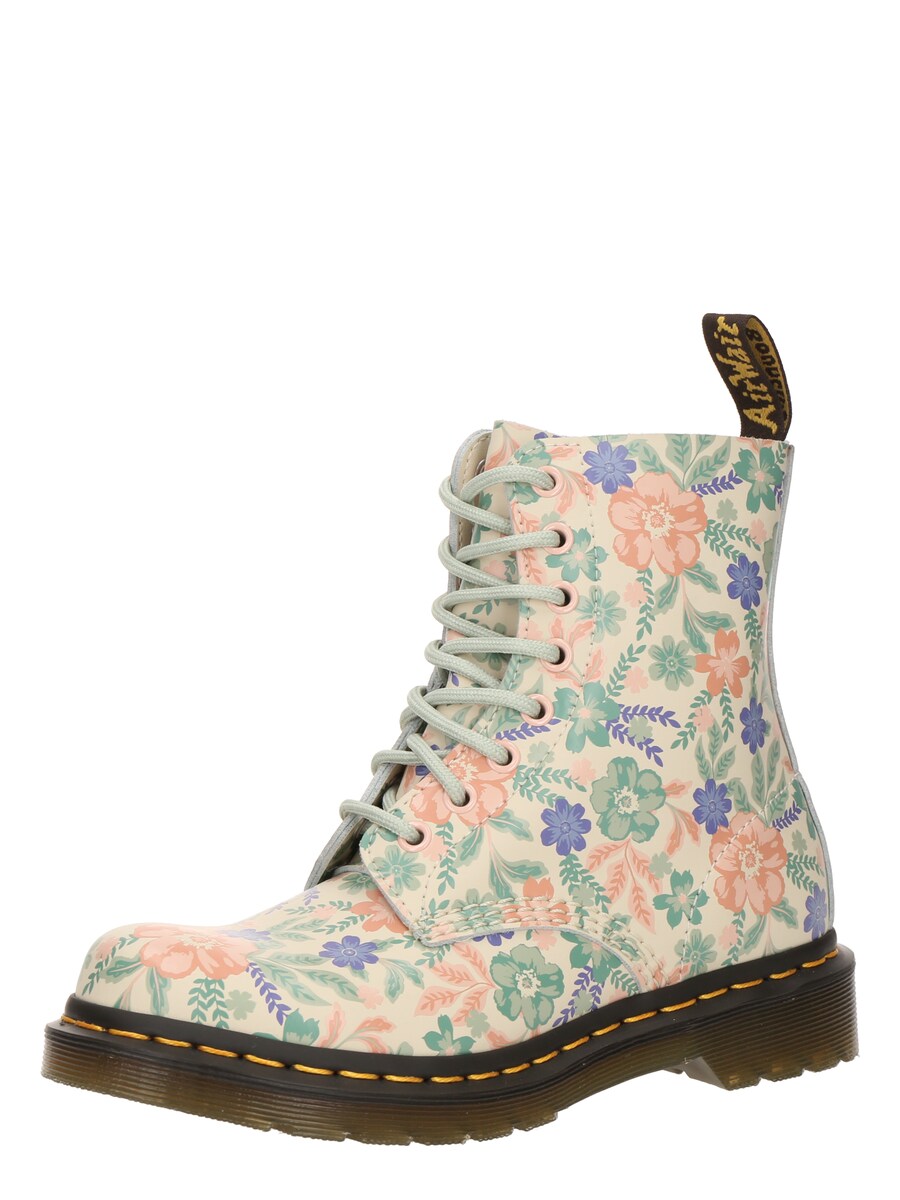 Ботильоны на шнуровке Dr. Martens 1460 Pascal, цвет Light beige/Off white