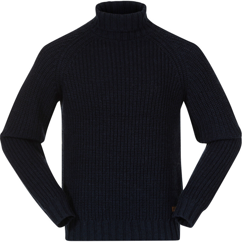 

Мужской пуловер Nordmarka Merino с высоким воротником Bergans, синий