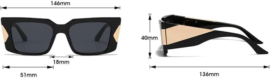 

Женские солнцезащитные очки в винтажном панк-стиле, мужские солнцезащитные очки с защитой от УФ-излучения UV400, ретро-очки для женщин LANGSER, C4brown-brown