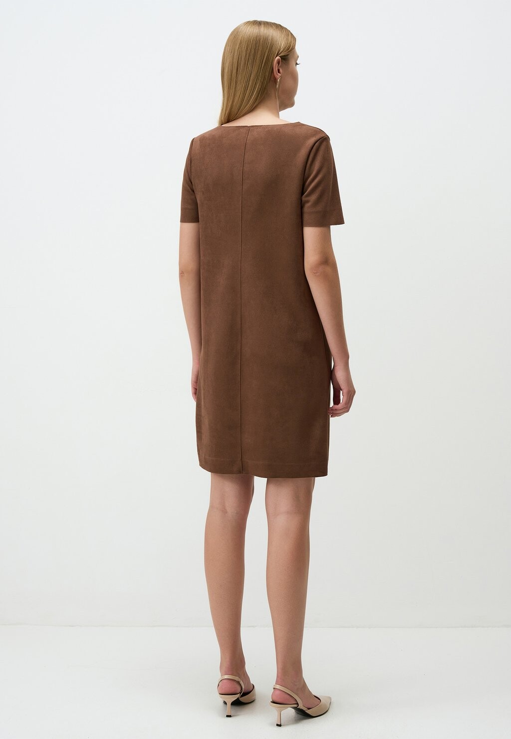 

Повседневное платье ROUND NECK SHORT SLEEVE Jimmy Key, коричневый