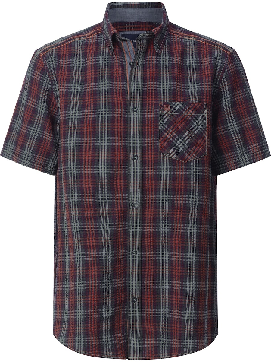 

Рубашка на пуговицах классического кроя BABISTA Celitosso, темно-красный