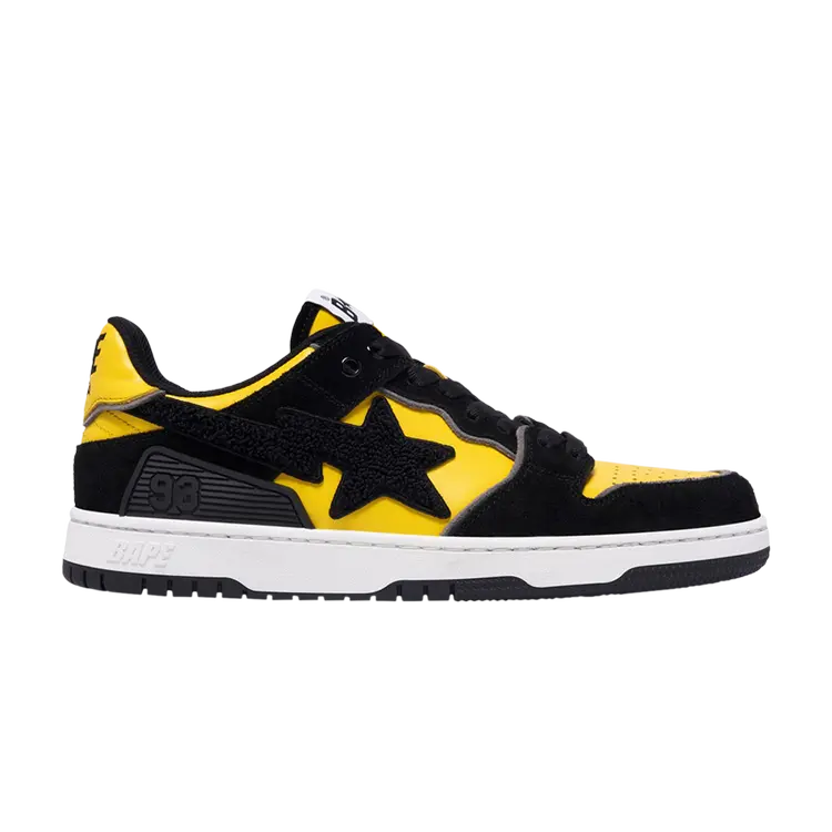 Кроссовки BAPE Wmns Sk8 Sta #2, желтый