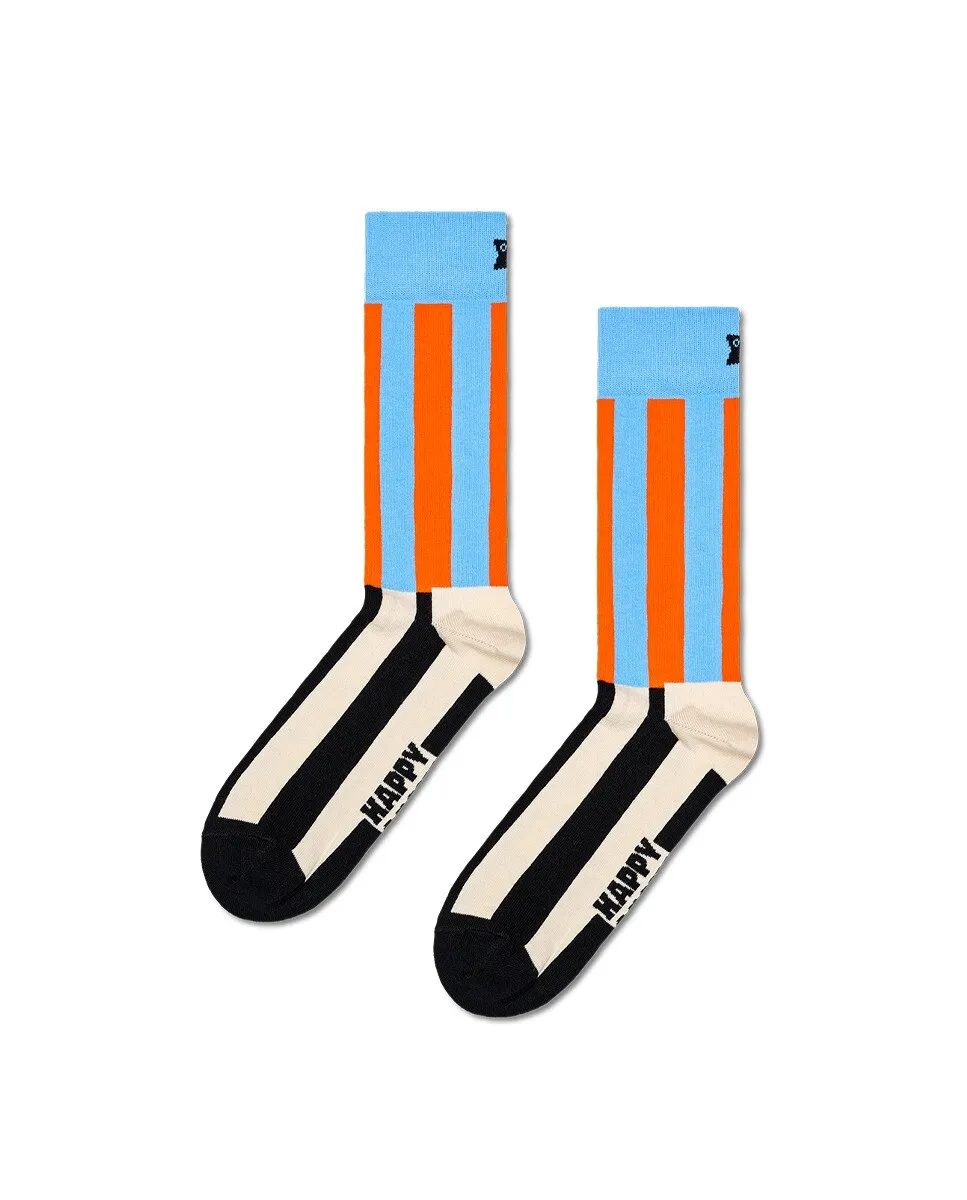 

Мужские носки в вертикальную полоску Happy Socks, розовый