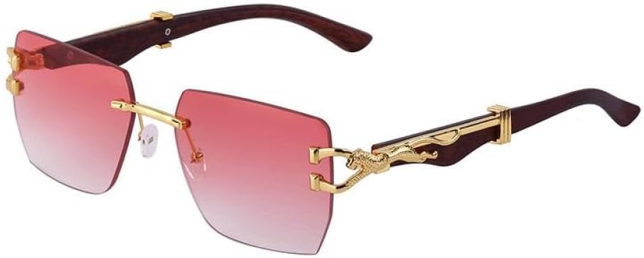 

Женские солнцезащитные очки, модные солнцезащитные очки без оправы для мужчин, винтажные квадратные солнцезащитные очки из дерева, роскошные солнцезащитные очки для женщин MTZJH, C7