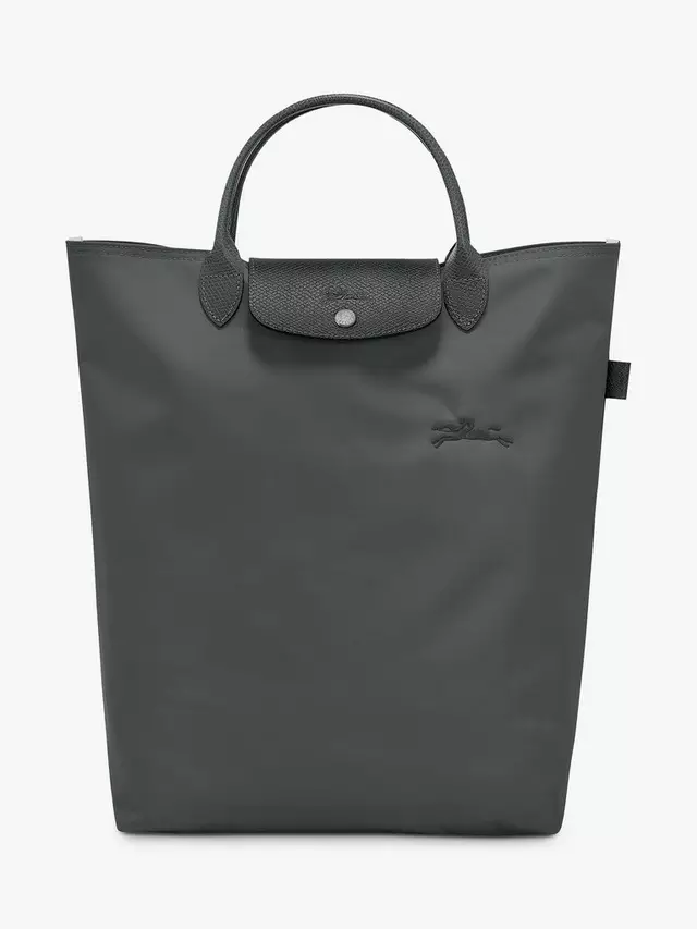 

Сумка тоут Longchamp Le Pliage Green Medium Top Handle, цвет graphite