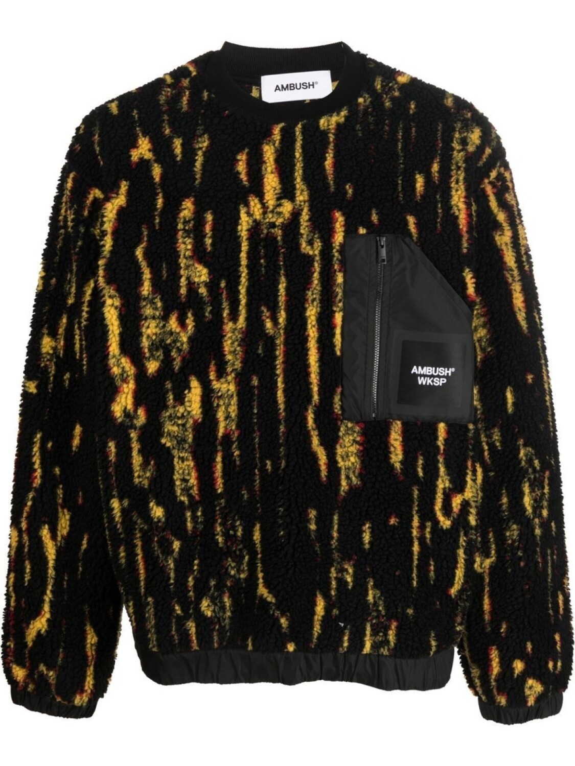 

AMBUSH фактурная толстовка с узором, черный