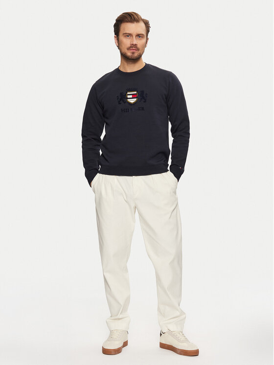Толстовка обычного кроя Icon MW0MW38349 Tommy Hilfiger, синий — фото 2