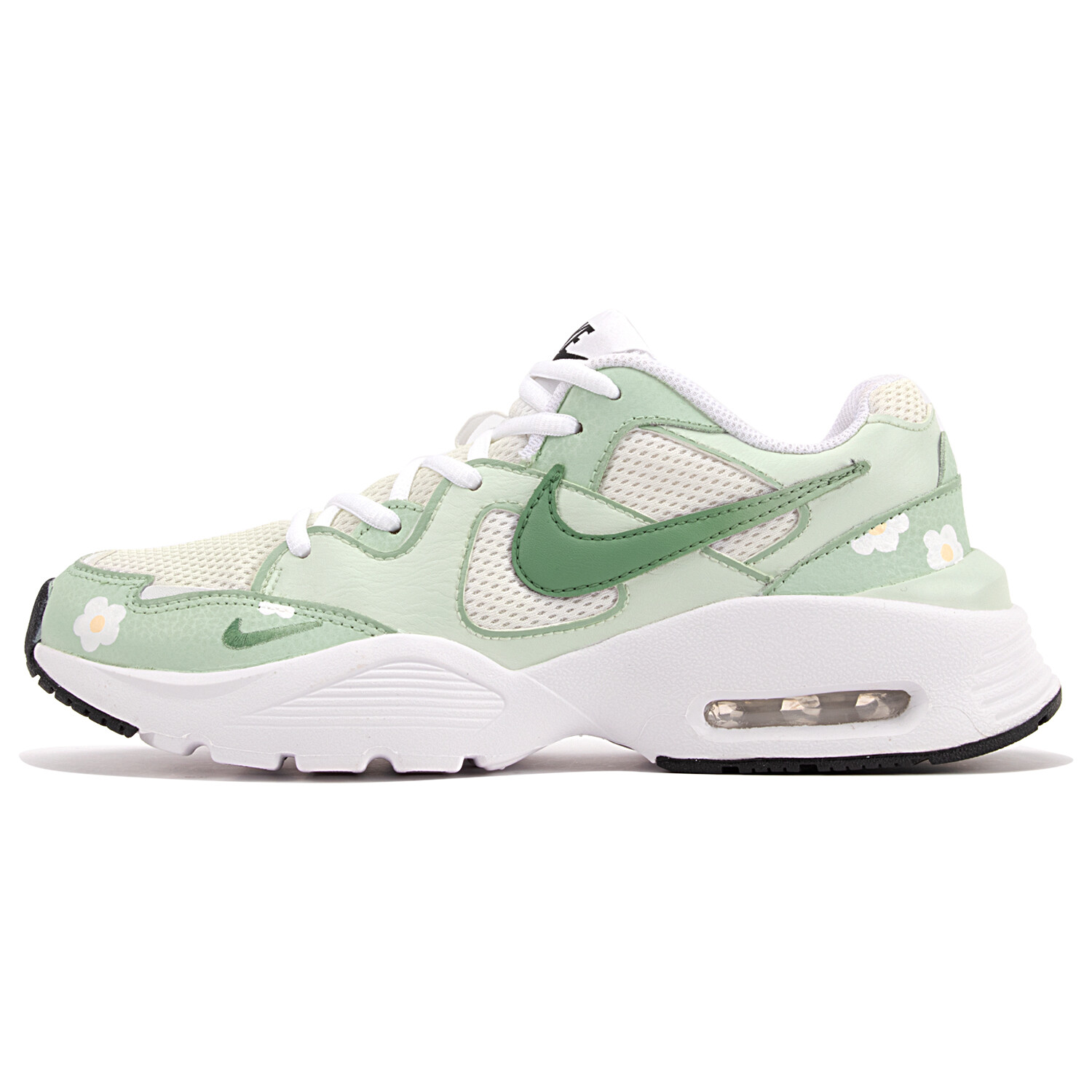 

Кроссовки Nike Air Max Fusion Lifestyle Shoes Women's Low-top Green/White, зеленый