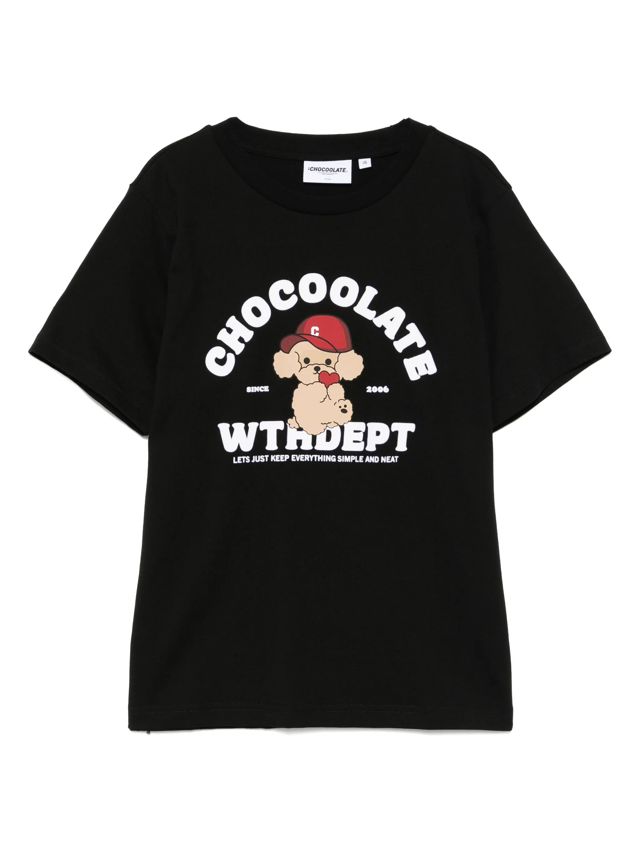 

Футболка с принтом Chocoolate, черный