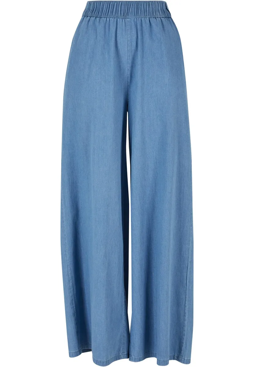 

Тканевые брюки URBAN CLASSICS " Urban Classics Women's Ladies Light Denim Wide Leg Pants" (1 шт.), голубой