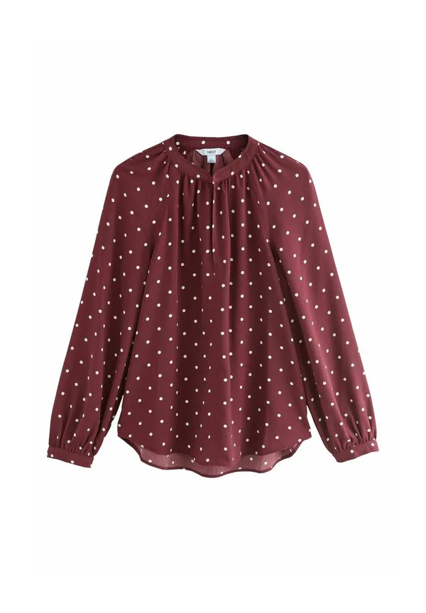 Блуза Next, Burgundy Polka Dot