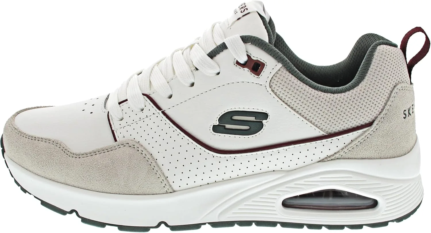Мужские кроссовки Skechers UNO Retro One, белый/зеленый