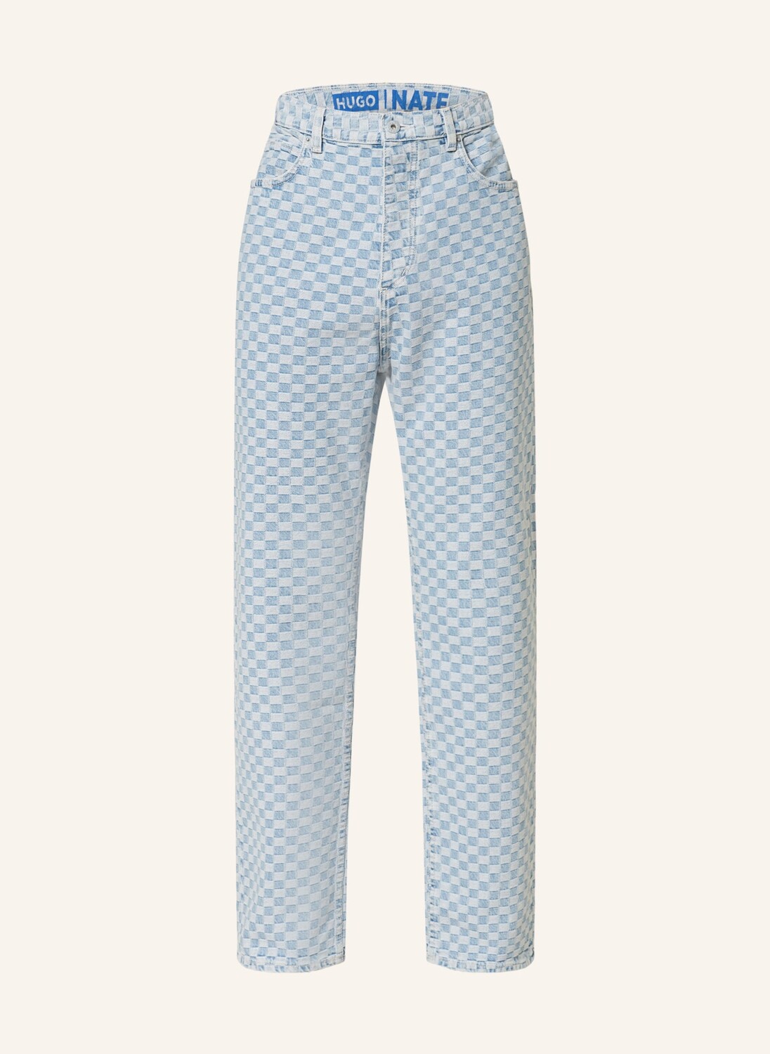 

Прямые джинсы nate мешковатого кроя HUGO BLUE, цвет 459 LIGHT/PASTEL BLUE