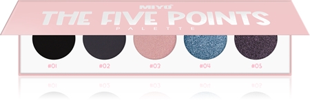 

Палитра теней для век Miyo Eyeshadow The five points, 1 szt.