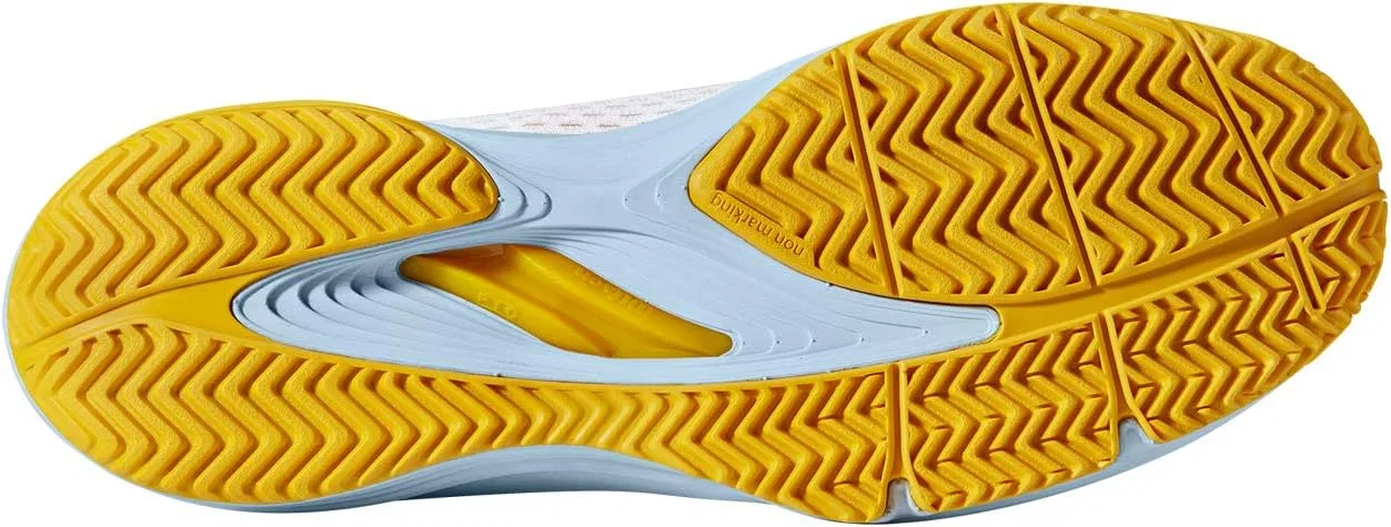 Кроссовки для тенниса Wilson Kaos 3.0 SFT, белый светло-голубой золотой — фото 3